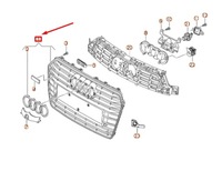 фото thumb №7, Audi a6 c7 передня частина audi emblem badge 4h0853605ct94
