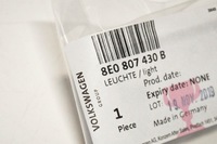 фото thumb №8, Audi a4 b7 задня лампа номерного знака реєстраційний 8e0943023 8e0807430b