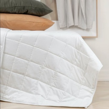 Kołdra obciążeniowa CURA Szwedzka 150 cm x 210 cm 11 kg Biały