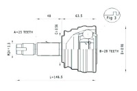 Купити Statim шарнір привідний fiat marea 2,4td statim, фото thumb