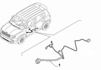 фото thumb №1, Жгут дверь p p jeep renegade 52027259 mopar оригинальный номер