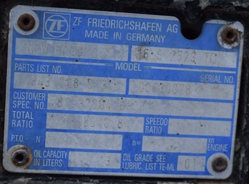 фото thumb №9, Коробка передач коробки передач zf 16 s 2523 to man tgx tga tgs