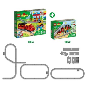 LEGO DUPLO 10872 Железнодорожные пути и виадук