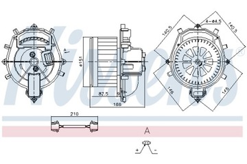 фото thumb №9, Вентилятор интерьера - воздуходувка перед nissens 87287
