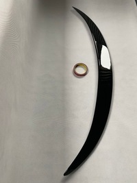 фото thumb №11, Спойлер спойлер mercedes cla w117 c117 спойлер удлинитель чёрный блеск