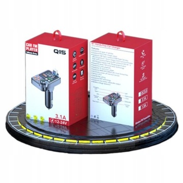 Bluetooth w samochodzie Car 5.0 FM Transmitter Han