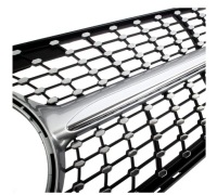 фото thumb №3, Mercedes c w204 07- решітка радіатора решітка радіатора diamond + logo
