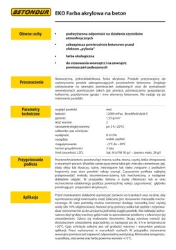 Краска Бетондур ЭКО Белая 0,75л