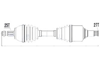 фото thumb №10, Nty піввісь привідна mercedes a b 180cdi 200 cdi 200 turbo 04-12 ліва