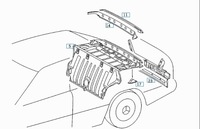 фото thumb №9, Mercedes w124 край отвір кришки багажника задня góra