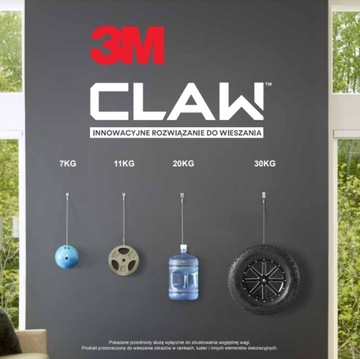 Подвесной держатель 3M CLAW K-G 20 кг 2 шт.