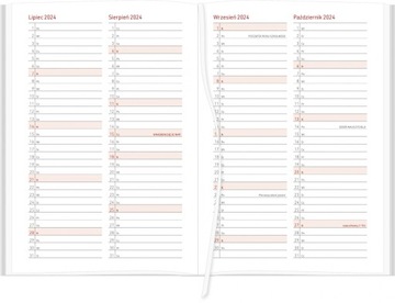 Календарь на 2024/2025 А5 ЕЖЕНЕДЕЛЬНИК закрытый + ручка С ПЕЧАТЬЮ