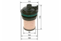 фото thumb №7, Bosch фильтр топлива renault espace v 06.15- f026402247