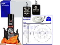 фото thumb №1, Гальмівні диски гальмівні 2szt. hyundai sonata delphi #petrolhead pro+ kit2