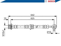 фото thumb №6, Шланг тормозной elast. nissan rogue x-trail rena