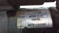 фото thumb №8, Стартер ford fiesta mk4 1,3 b 95fb11000bd