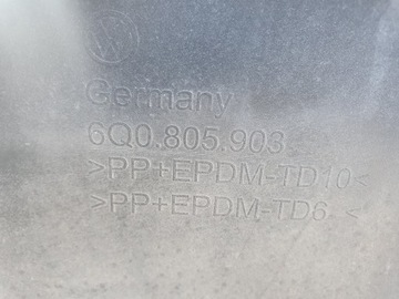 фото thumb №9, Dół бампера vw polo iv cross 6q0 рестайлинг год 06-09