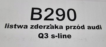 фото thumb №6, Планка бампера перед audi q3 ii s-line