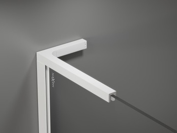 MEXEN KIOTO L ŚCIANKA PRYSZNICOWA WALK-IN 95 x 200 CM BIAŁA szkło 8 mm