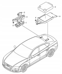 фото thumb №8, Кронштейн модуля задний крышки audi a7 4g c7 4g8907455