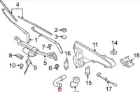 Купити Bmw x5 f15 бак рідина do омивача скло передньої труба 61667377164, фото thumb