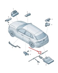 фото thumb №8, Audi q8 4mn rear задняя дверь открывание датчик 4m2962239