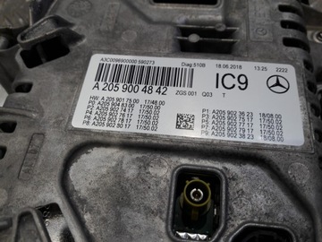 фото thumb №9, Mercedes c w205 екран дисплей навігація a2059004842