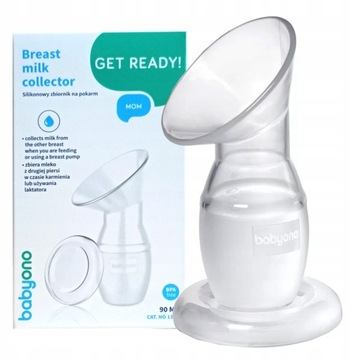 Силиконовый молокоотсос-сборник Babyono, 1 шт.