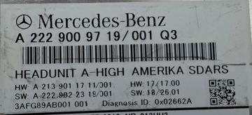 фото thumb №5, Mercedes радио навигация мультимедиа nr-213 high amerika sdars a2229009719