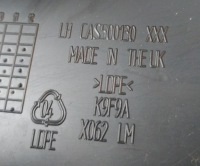 фото thumb №3, Захист бризковик бризковик перед лівий range rover iii vogue l322 01-12