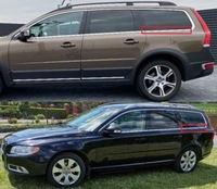 фото thumb №10, Volvo v70 iii xc70 ii 08-16 нижняя молдинг хром стекло кузовной левый задняя