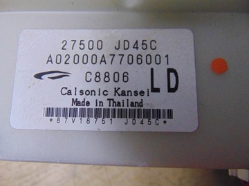 фото thumb №13, Панель керування кондиціонера nissan qashqai j10