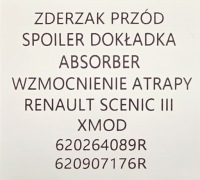 Новый оригинальный бампер перед передний renault scenic 3 3 x-mod в Украине, фото thumb