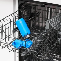 Синяя стальная металлическая бутылка для воды для мальчика ION8 0,4 л