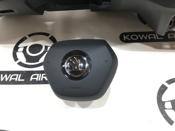 фото thumb №9, Skoda fabia 3 iii 20r панель консоль подушка безопасности подушки ремни оригинал новая