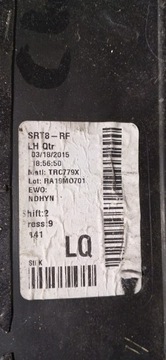 фото thumb №6, Jeep grand cherokee wk2 srt планка крила зад l 46525061827 p 46527561827