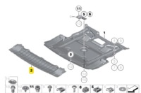 фото thumb №10, Bmw 7 f01 защита шасси pod двигателем 51757898889 оригинальная