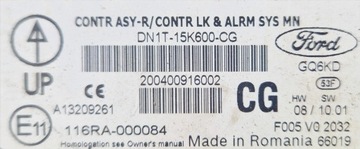 фото thumb №5, Ford fiesta mk7 vii 7 st замок зажигания блок управления двигателя 1.6 модуль ключ turbo