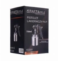 Лак-пистолет HVLP 750 мл KD2091 KRAFT&DELE