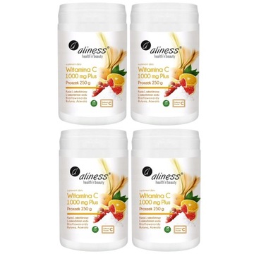 4x ALINESS WITAMINA C Z BIOFLAWONOIDAMI W PROSZKU