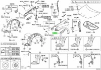 фото thumb №1, Toyota prius 2010-левая воздуховод воздуха nowa 53826-47010