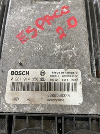 фото thumb №1, Бортовой компьютер блок управления двигателя renault espace iv 2.0dci 0281014350