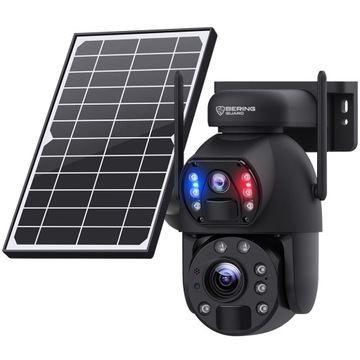 FOTOPUŁAPKA GSM SOLAR ZOOM OPTYCZNY x36 8MP DWA OBIEKTYWY BERING GUARD