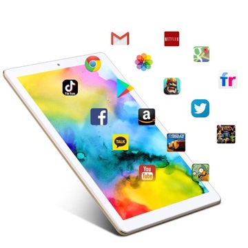 Планшет 10,1 дюйма, 4 ГБ + 64 ГБ, Android 10.0, 4G LTE/WIFI, клавиатура