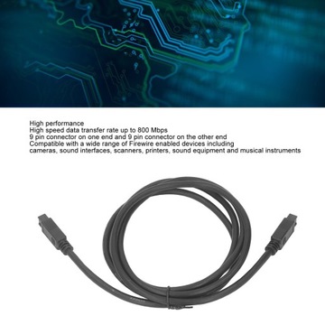 Кабель Firewire DV IEEE1394 с 9 на 9 контактов