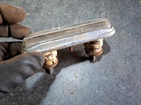 фото thumb №9, Stara лампа лампа подсветка номерного знака регистрационный оригинал fiat хром