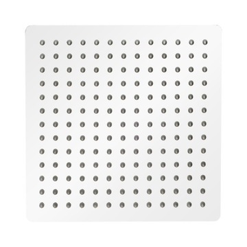 25CM CHROM DESZCZOWNICA KWADRAT CIENKA METALOWA 2m