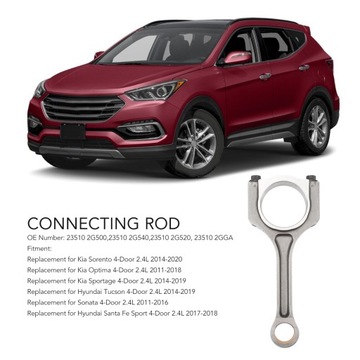 Шатун 23510 2G500 Замена для Kia Sorento Optima Sportage 4 Do