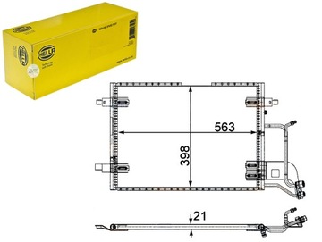 фото thumb №1, Конденсатор радиаторов кондиционера [hella]