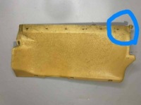 Mercedes-benz w123 1982 защита панели приборной панели левая datel в Украине, фото thumb